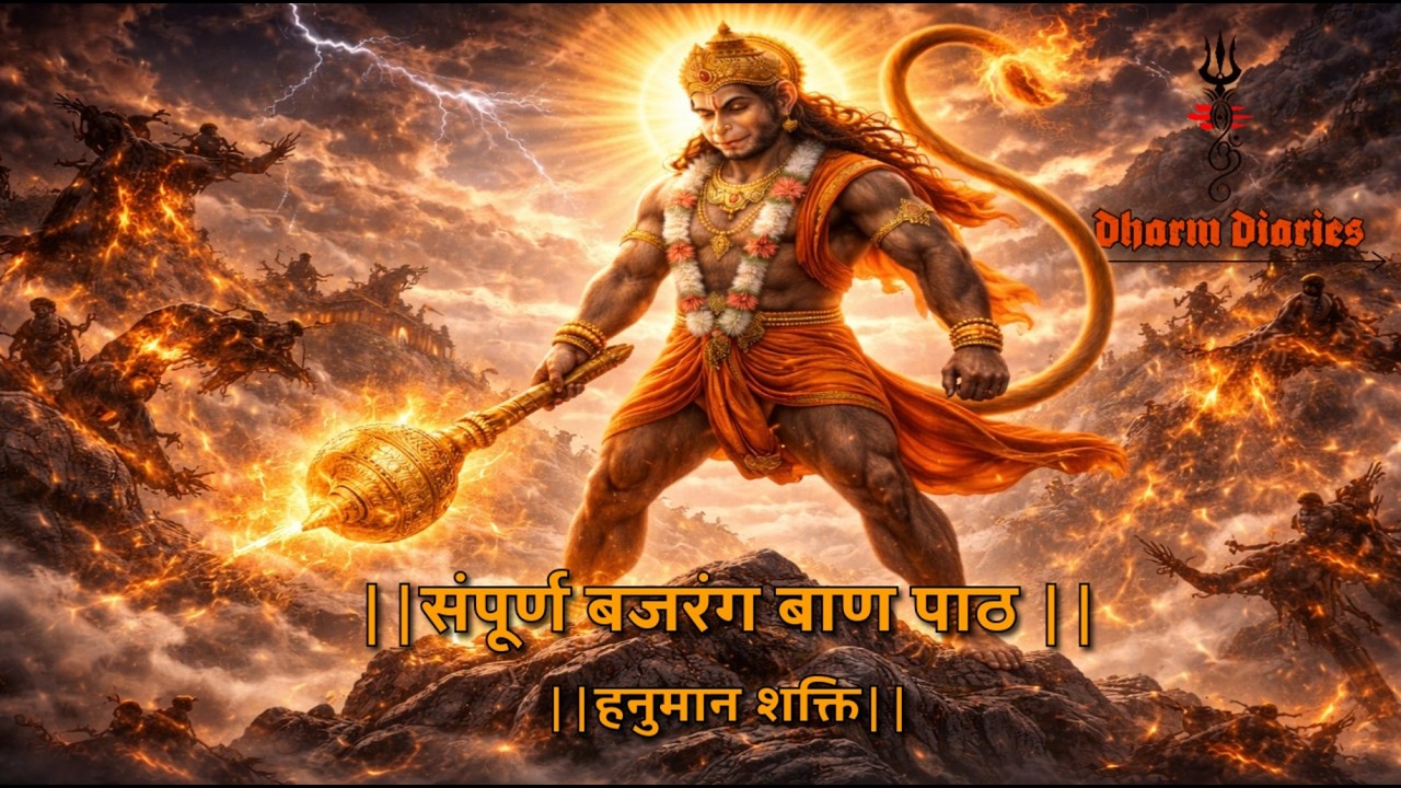संपूर्ण बजरंग बाण | हनुमान जी की अजेय शक्ति | Bajrang Baan Path for Protection & Power