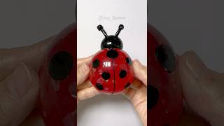 🐞무당벌레 말랑이 만들기_Ladybug Squishy DIY with Nano Tape #실리콘테이프 Resimi