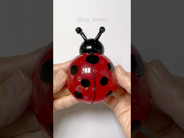 🐞무당벌레 말랑이 만들기_Ladybug Squishy DIY with Nano Tape #실리콘테이프 class=