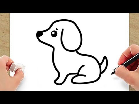 Single Continuous Line Drawing of Simple Cute Siberian Husky Puppy Dog  Icon. Pet Animal Logo Emblem Vector Concept Stock Vector - Illustration of  identity, drawn: 190634306