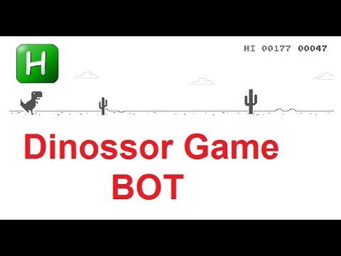 autohotkey dinosaure game bot 