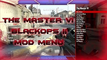 The Master V1 BO2 GSC Mod Menu 1.19 + Download