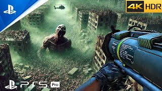 SURVIVING INSANE ZOMBIE STORM ATTACK (PS5 PRO) Realistic Ultra Graphics Gameplay [4K 60FPS HDR] screenshot 5