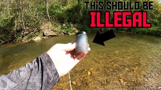 Trout Fishing with Hatchery Dust? || (Should be ILLEGAL to USE!)