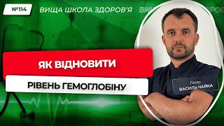 #114 Як відновити рівень гемоглобіну. Відповідає лікар Василь Чайка