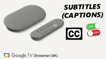 How To Turn Subtitles (Captions) ON / OFF On Google TV Streamer