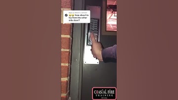 The Firefighter Swipe Tool get us in #firefighter #locksmith