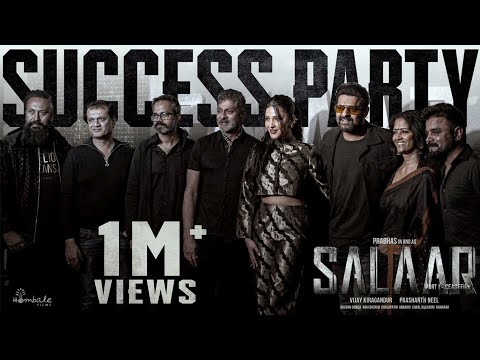 Glimpses From Salaar Success Party, Prabhas, Shruti, Prashanth Neel, Vijay Kiragandur, Hombale Films