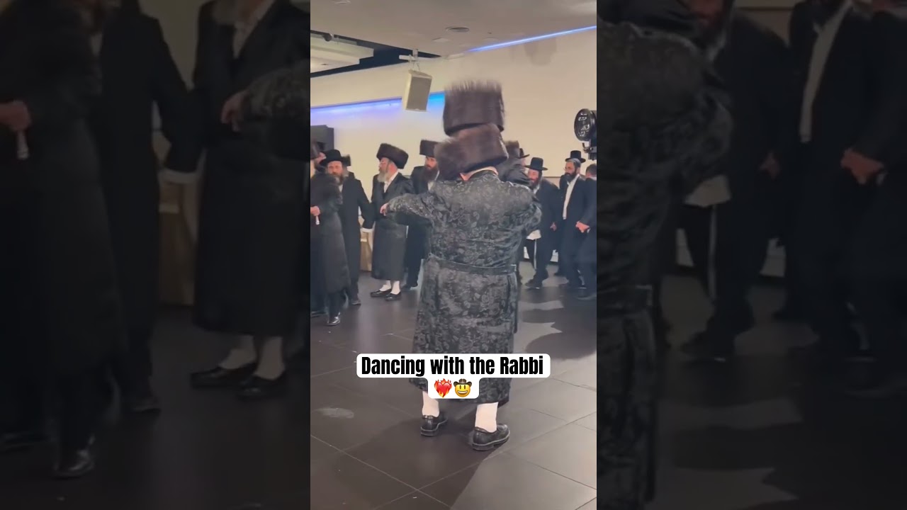 Dancing with the rabbi🤠❤️‍🔥