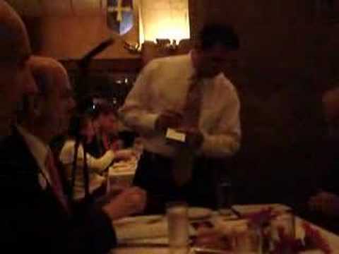 Edwin sat at the same table as Ron Paul