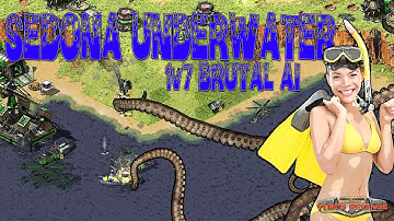 Sedona Global Worming - 1v7 BRUTAL AI ( Command & Conquer - Yuri