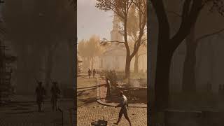 Live Wallpaper #4K - Assassin's Creed III - A place in front of a church