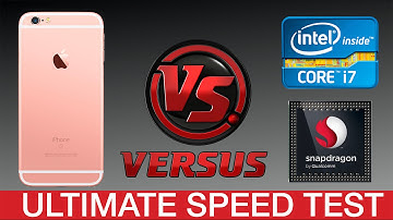 iPhone 6S  Ultimate PERFORMANCE Test (VS Intel i7, 4K Editing, RAM)