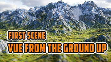 Creating First Realistic 3D Landscape with Vue by e-on software | Tutorial