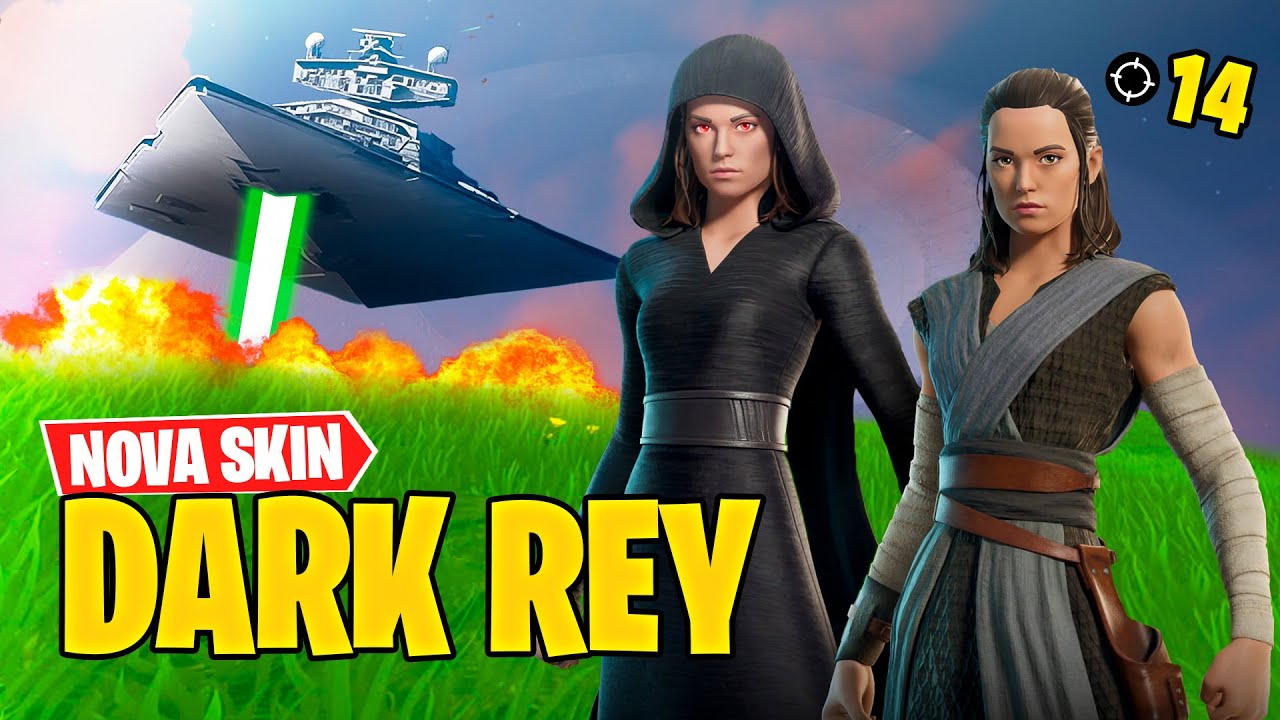 Testei a Nova Skin da REY APRENDIZ no Fortnite Star Wars | Vale a Pena ...