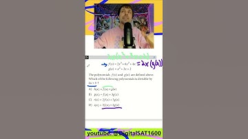 Digital SAT Math: Advanced Math 2