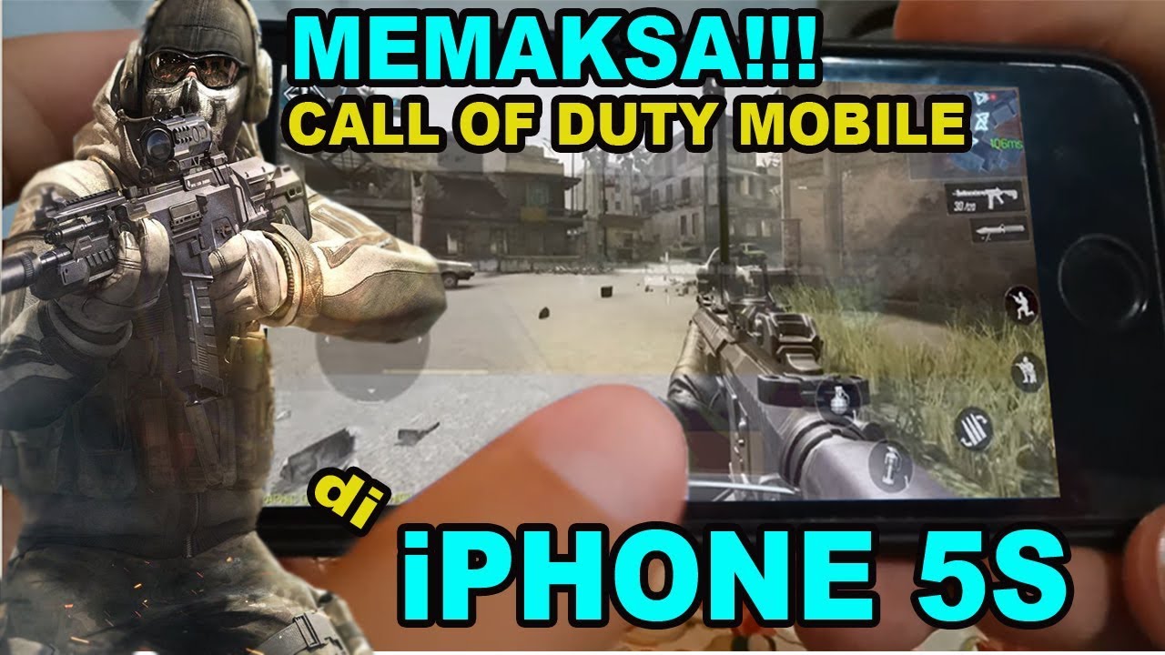 iPhone 5s de Cod Mobile !! How to play Cod mobile in iPhone ... - 
