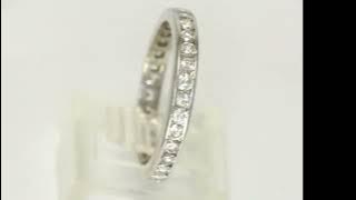Natural Diamond Anniversary Wedding Band Ring 1.20CT Platinum 3.3MM Size 9.5 - 34194