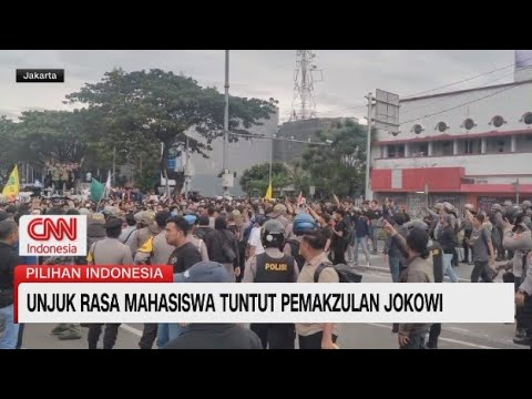 Unjuk Rasa Mahasiswa Tuntut Pemakzulan Jokowi