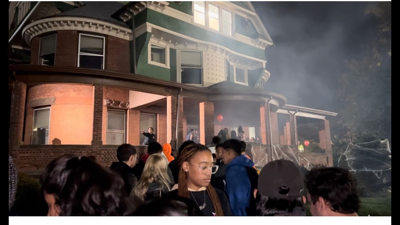 Halloween party at University of Bridgeport YouTube