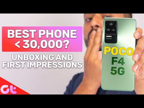 POCO F4 5G Unboxing and First Impressions: Best Phone Under Rs. 30,000? | GT Hindi