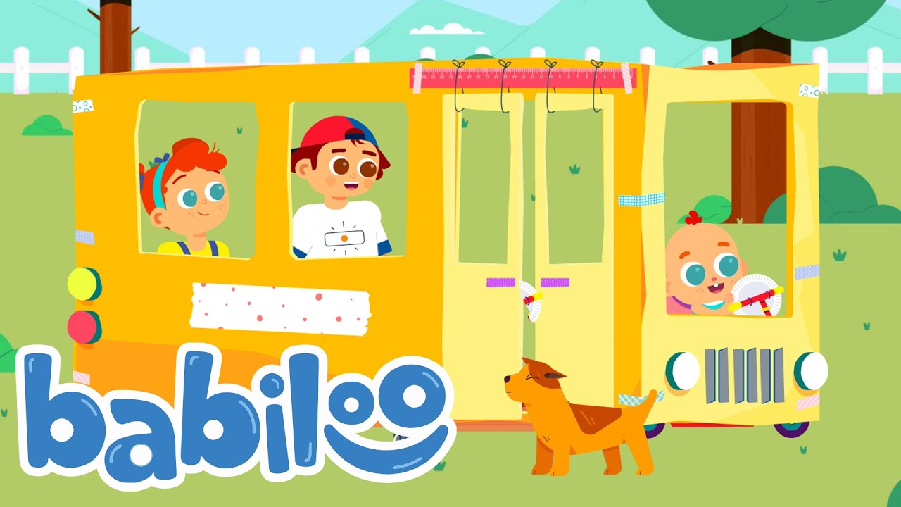 #WheelsOnTheBus [1 HOUR LOOP] | Babiloo #NurseryRhymes & #KidsSongs ...