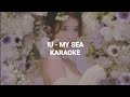 Iu   my sea karaoke with easy lyrics