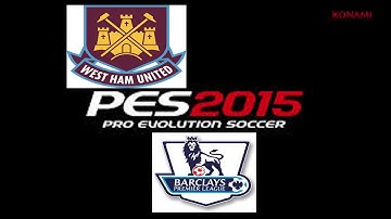 WEST HAM kits PES 2015