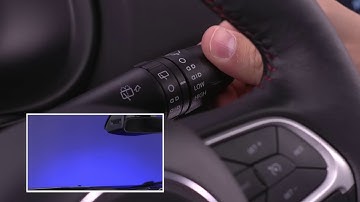 Windshield Wiper/Washer Operation-How to use windshield wipers on 2017 Jeep Renegade