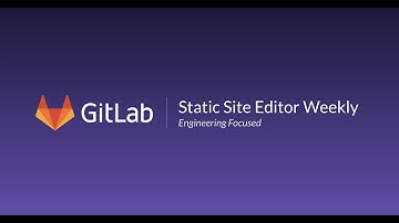 Static Site Editor Weekly - Engineering Focused - 2020-07-13