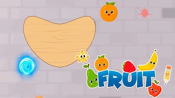 Fruit Escape: Draw Line #3 - Physics-based puzzle.