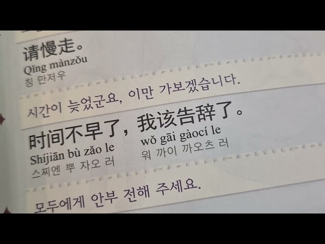 중국어수업 Asmr ㅣ기초회화ㅣ중국어 요청 구독자분을 위한  영상 