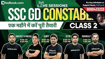 5:30 PM - 7:30 PM | SSC GD Constable 2018 | SSC Reasoning, Quant, English, GA & GS की तैयारी | Day 2