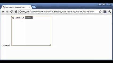 الدرس السادس عشر : من دورة الـ HTML شرح عمل textarea