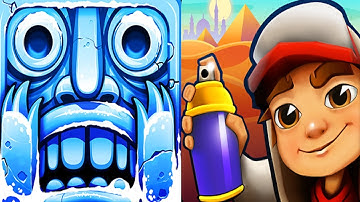 Temple Run 2 Frozen Festival VS Subway Surfers Cairo Android iPad iOS Gameplay HD