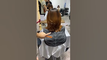 Sử dụng kéo tỉa 50% |tóc LAYER ĐUÔI CÁ|