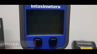 Configuración de impresión de ticket de Intoximeters VXL