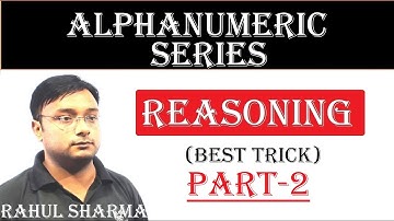Alphanumeric Series | (Part-2) | Reasoning | Tricks | SBI & IBPS 2020 | SSC | IAS | PCS | Class 41