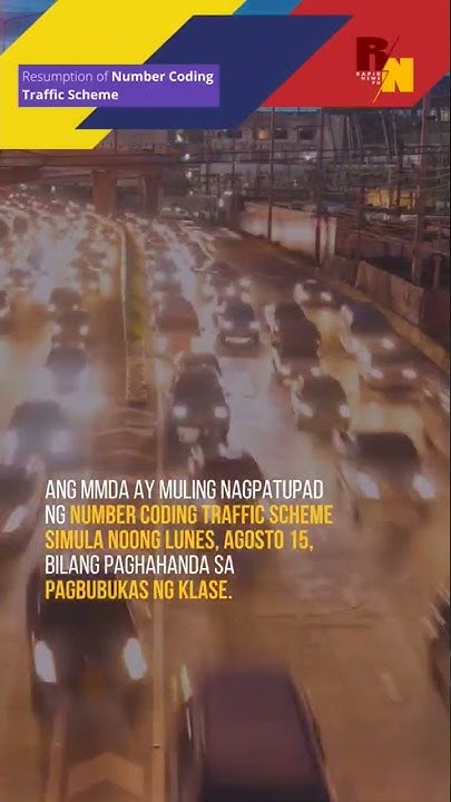 Ibinalik ng #MMDA ang number #coding traffic scheme kasabay ng ...