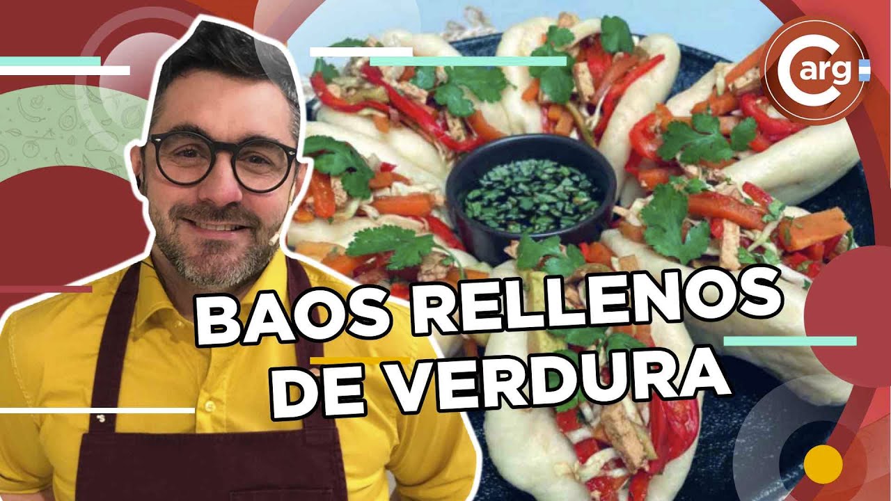 APRENDÉ A PREPARAR BAOS RELLENOS DE VERDURA - YouTube