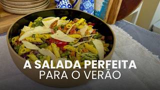 Salada de Macarrão para o Verão ☀️ | Colorida, Geladinha e Perfeita para Buffet e Delivery