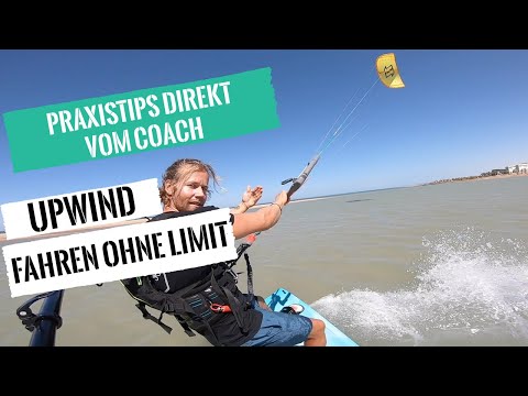 Kitesurfen lernen - Upwind Fahren ohne Limit