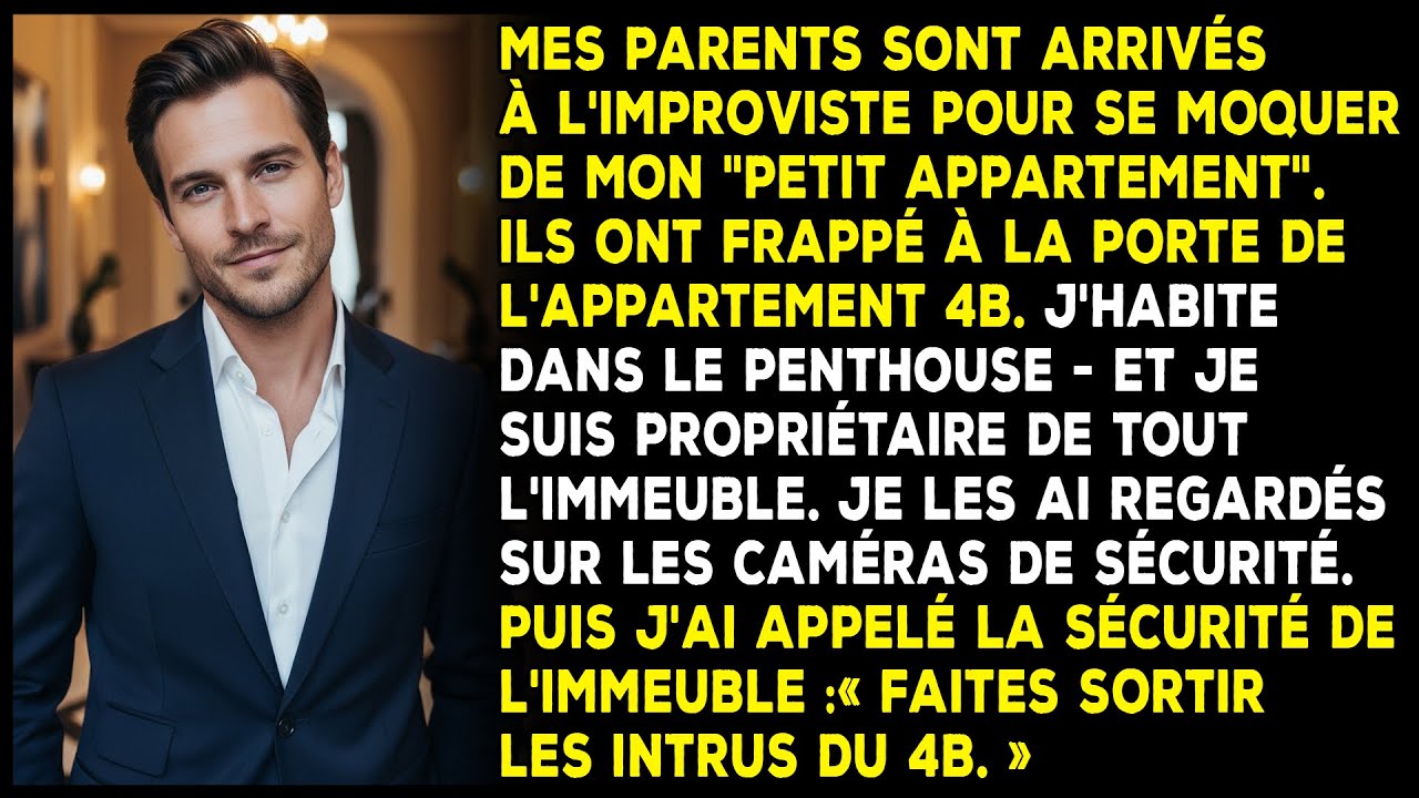 Ma famille est arrivée à l'improviste à mon 