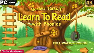 Reader Rabbit : Learn To Read with Phonics (2000)[PC]  - Full Walkthrough (4K 60fps) - No Commentary