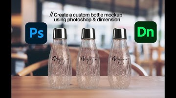 Create 3D mockups using Adobe Photoshop and Dimension