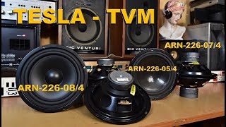 Tesla TVM ARN-226-03/4 vs ARN-226-05/4 vs ARN-226-07/4 vs ARN-226-08/4 Reproduktory - Speakers