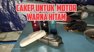 Cat Candy Diatas Dasaran Cat Hitam, Refrensi Untuk Motor Warna Hitam.