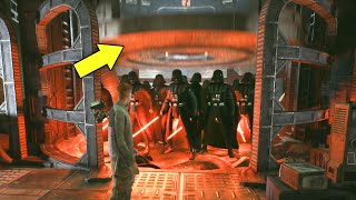 Never attempt to crush Darth Vader with an elevator