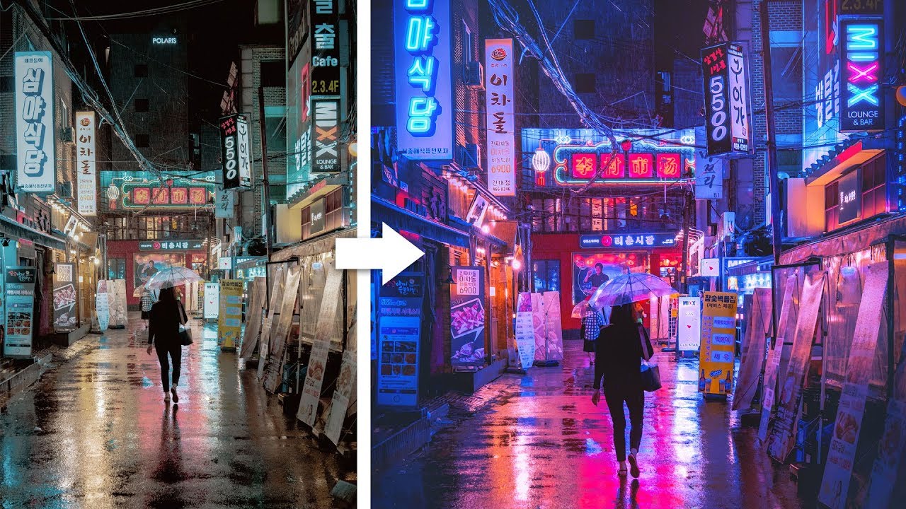 How To Give Your Photos The Cyberpunk Look In Photoshop Youtube