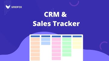 Building a simple CRM with Gridfox
